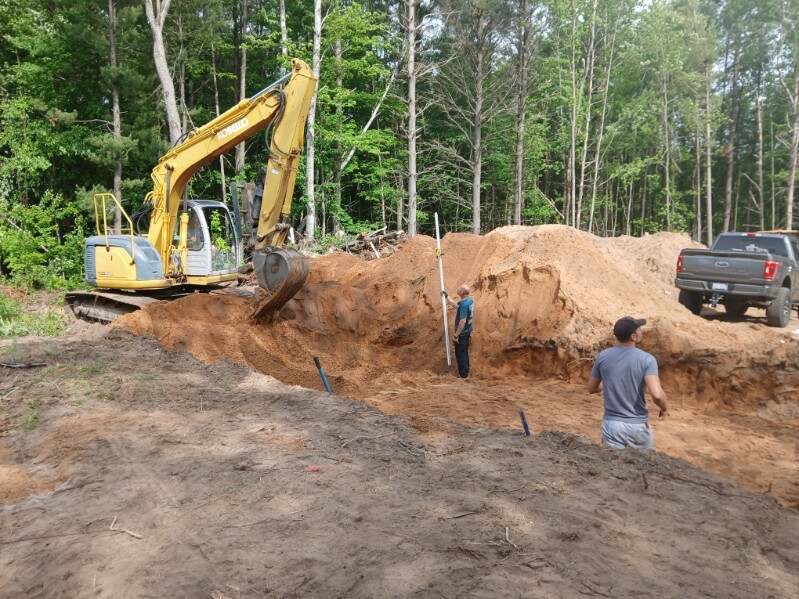 DEUCES Landscaping & Excavation jobsite photo 8 in Cadillac, MI and Northern Michigan.