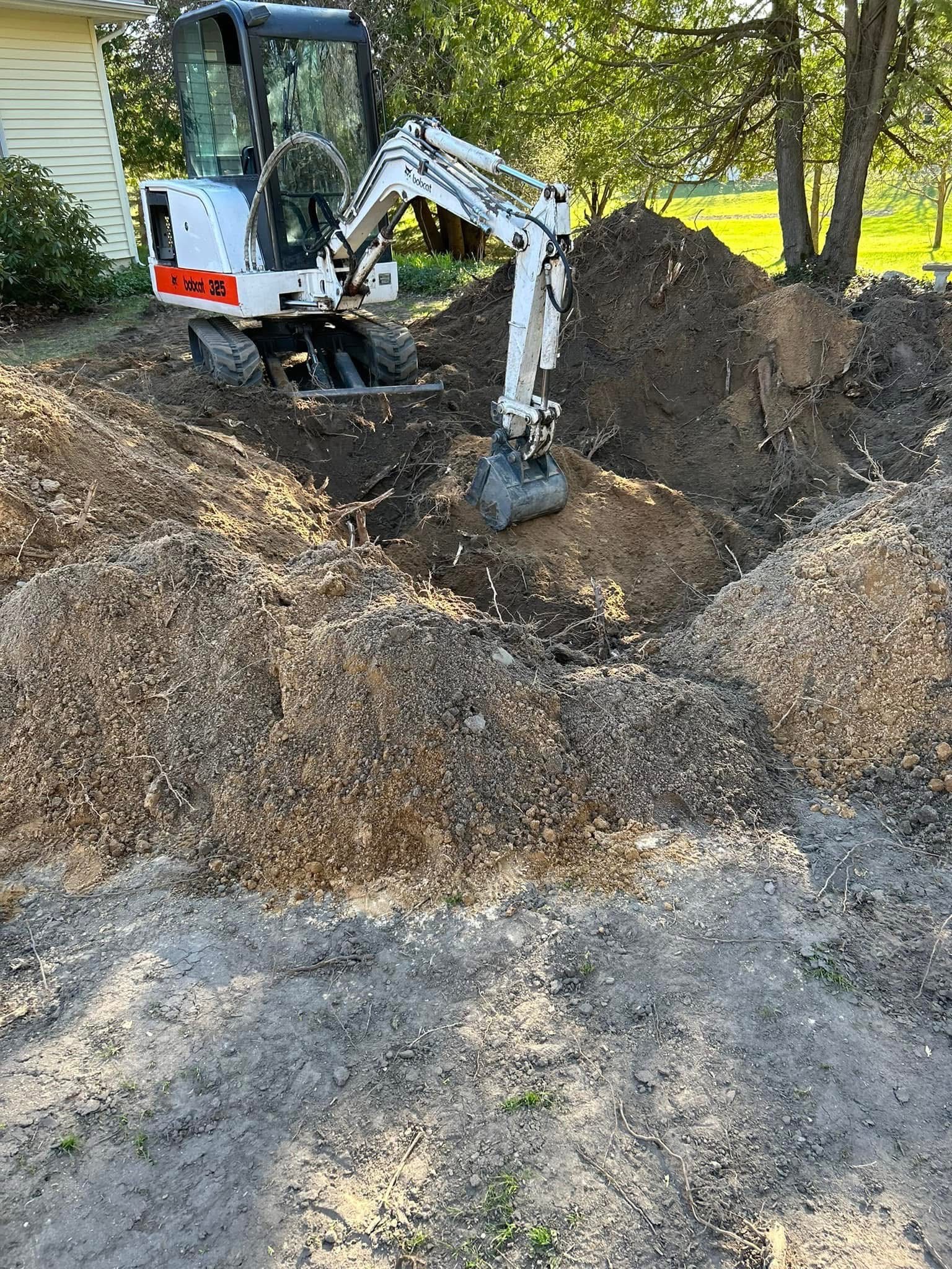 DEUCES Landscaping & Excavation jobsite photo 1 in Cadillac, MI and Northern Michigan.